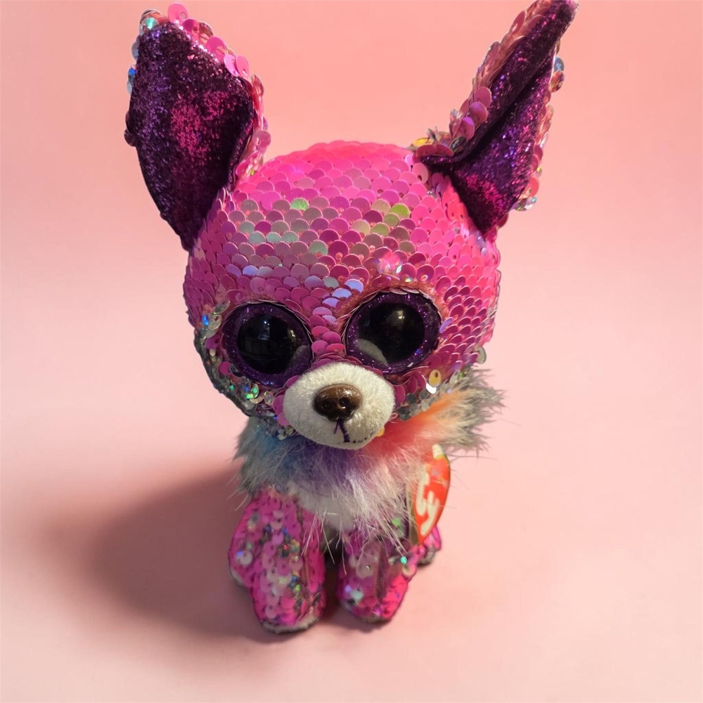 Pink cat TY